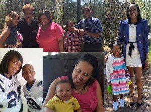 Four different women posing with their children for a Mother's day blog post from Gas South.