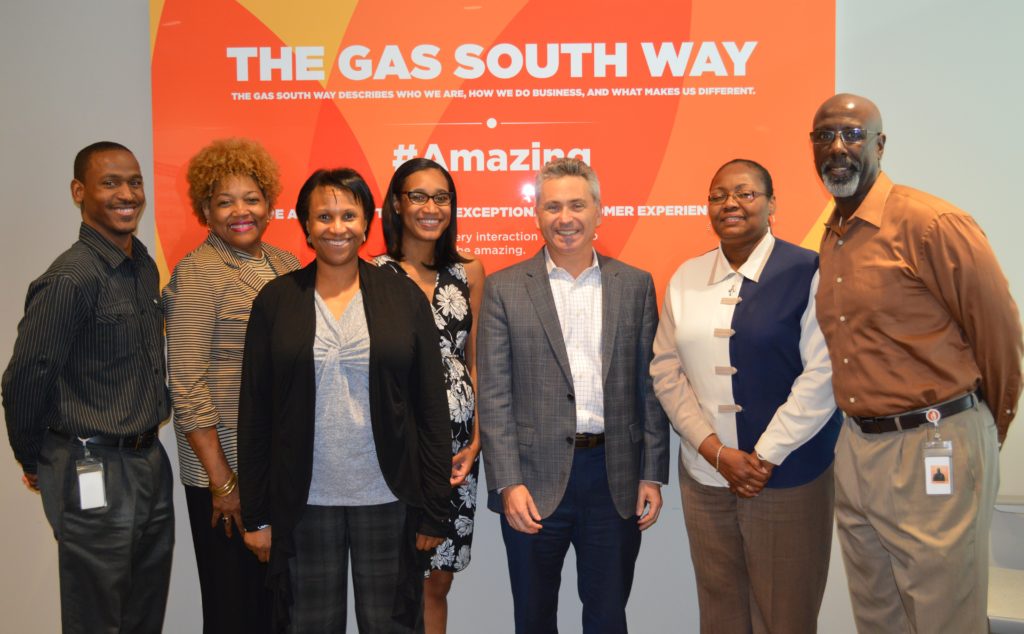 Gas South Employees and CEO Kevin Greiner
