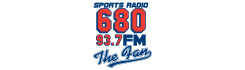 sports radio 680 93.7 FM the fan logo